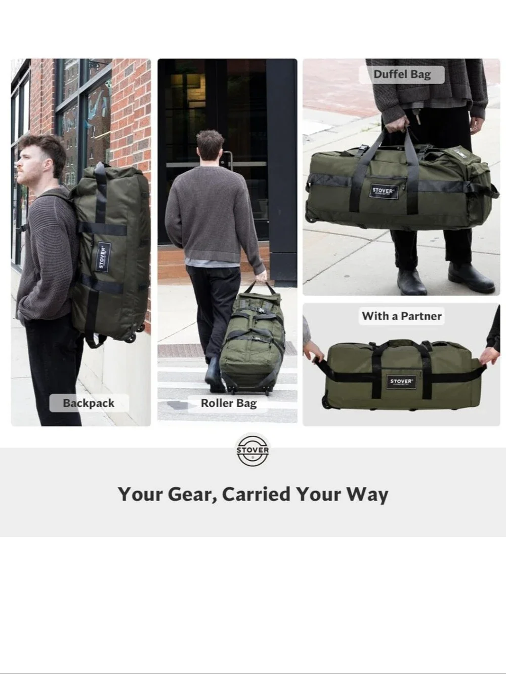 Brand New Stover 100L Duffel